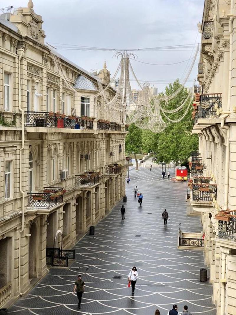 Khaghani Center Hotel Baku Exteriér fotografie